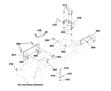 Snowthrower Kit Diagram and Parts List for 885634  Briggs and Stratton Snow Blower